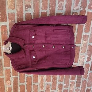 Loft Burgundy Jacket